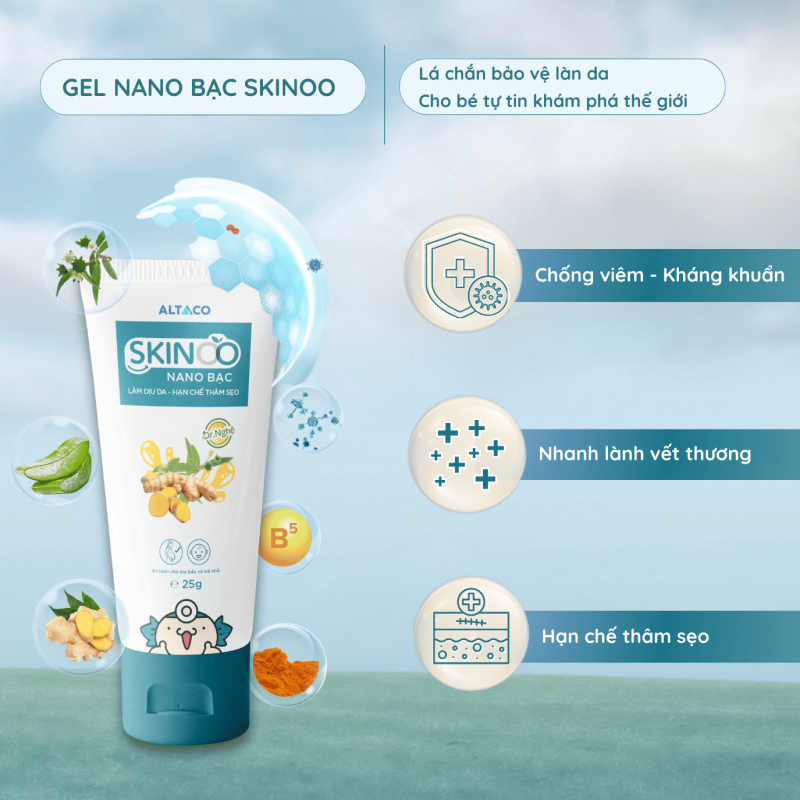 Gel nano bạc skinoo