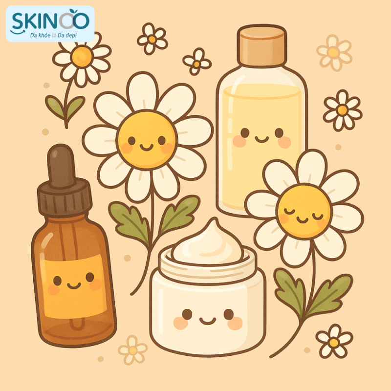 Chiết xuất cúc la mã trong mỹ phẩm có tác dụng gì