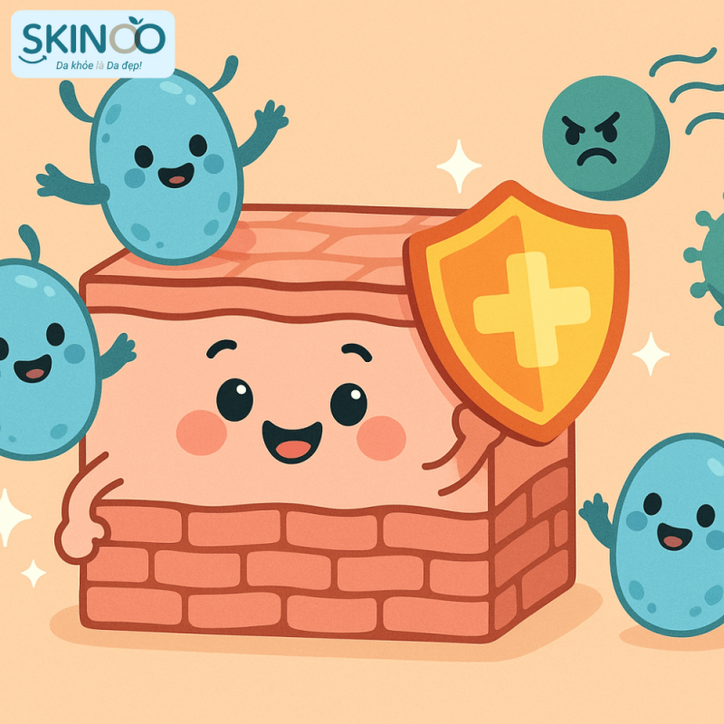 vai trò của vi khuẩn trên da 