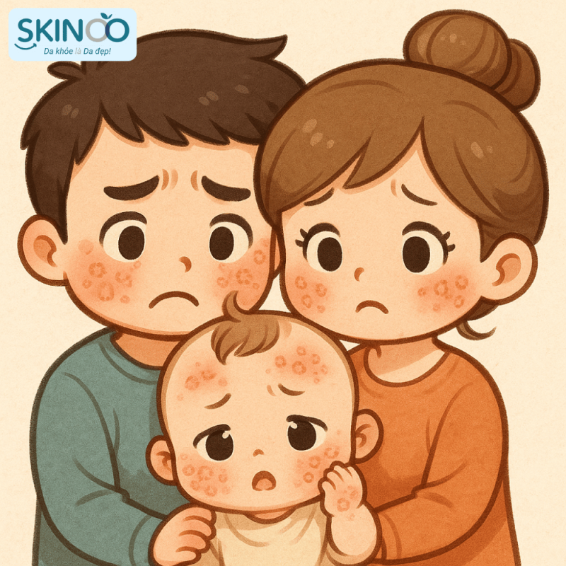 Nguyên nhân bị chàm sữa (3)