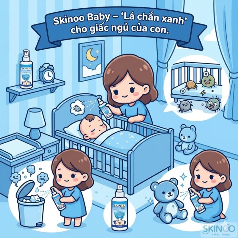 Mẹo xịt khuẩn phòng ngủ và nôi cũi cho trẻ sơ sinh hiệu quả an toàn (4)