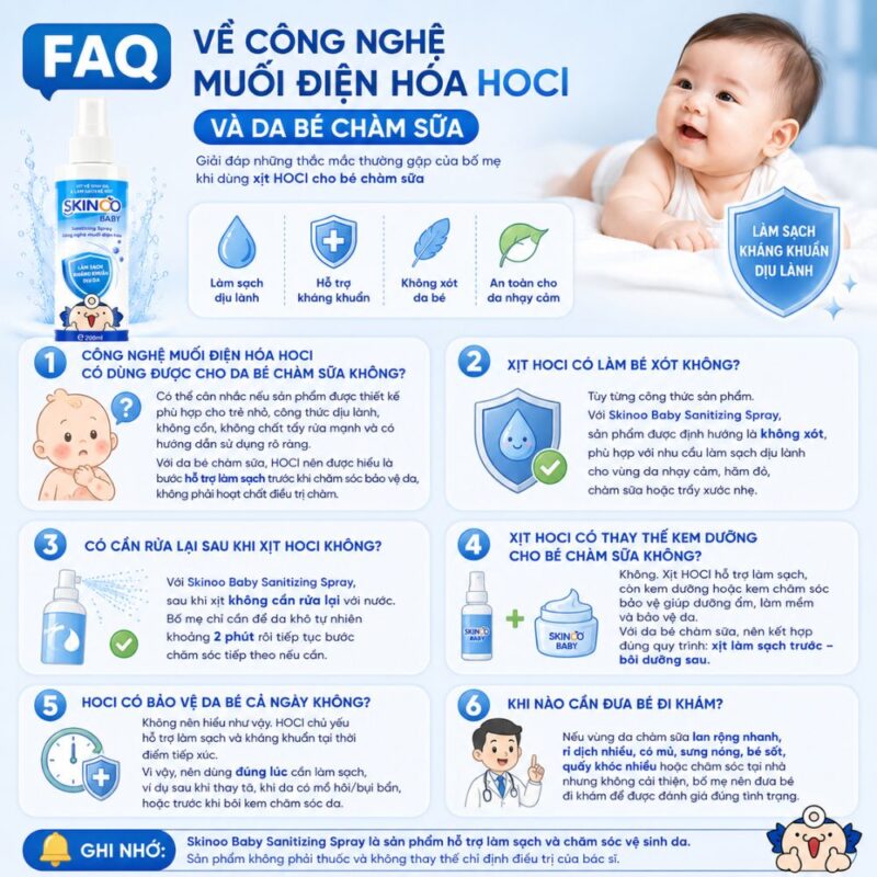 Câu hỏi thường gặp về công nghệ muối điện hóa HOCl