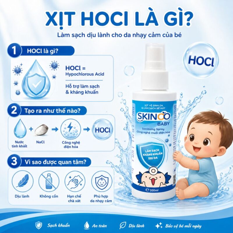 Xịt hocl là gì