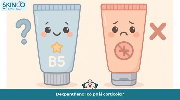 Dexpanthenol có phải corticoid