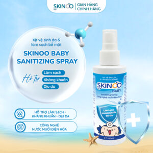 Xịt vệ sinh da và làm sạch bề mặt Skinoo Baby Sanitizing Spray (1)